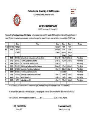 tup cavite courses offered.